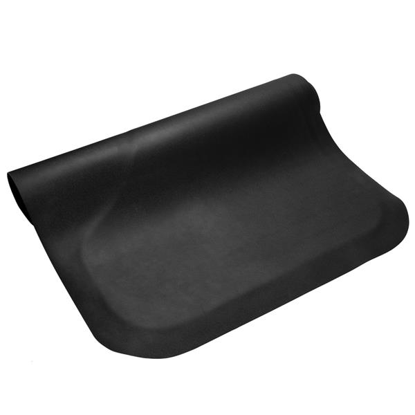【MYD】发廊理发铺椅美发沙龙抗疲劳地板垫 3′x5′x1/2" 方形 黑色 两片装-7