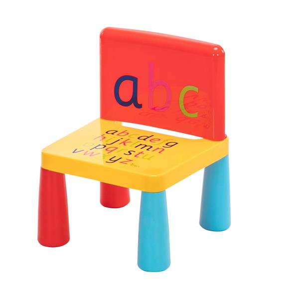 塑料儿童桌椅一桌一椅 缩小版 蘑菇腿【40x35x30】-3