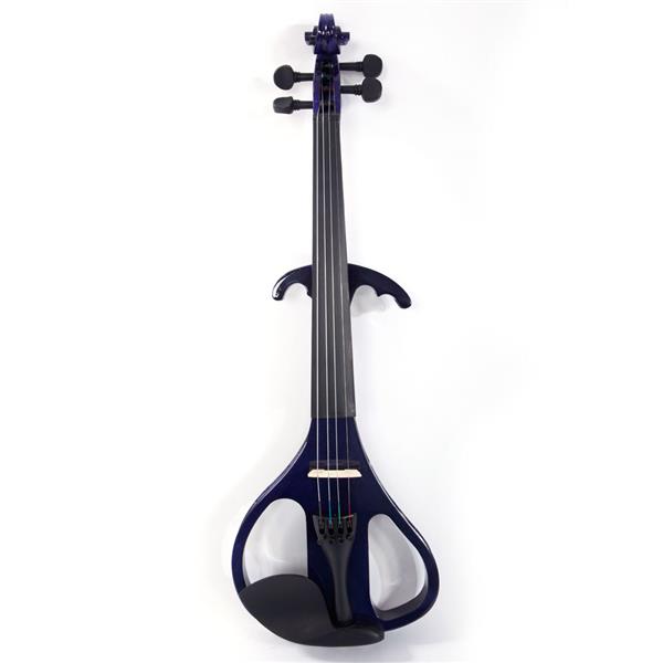 4/4 紫色钢琴烤漆电声小提琴+盒+琴弓+松香+耳机+连接线 V-004-1
