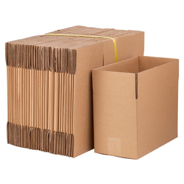 【物料】100个瓦楞纸包装盒8x6x4"（20.3*15.2*10cm）黄色-1