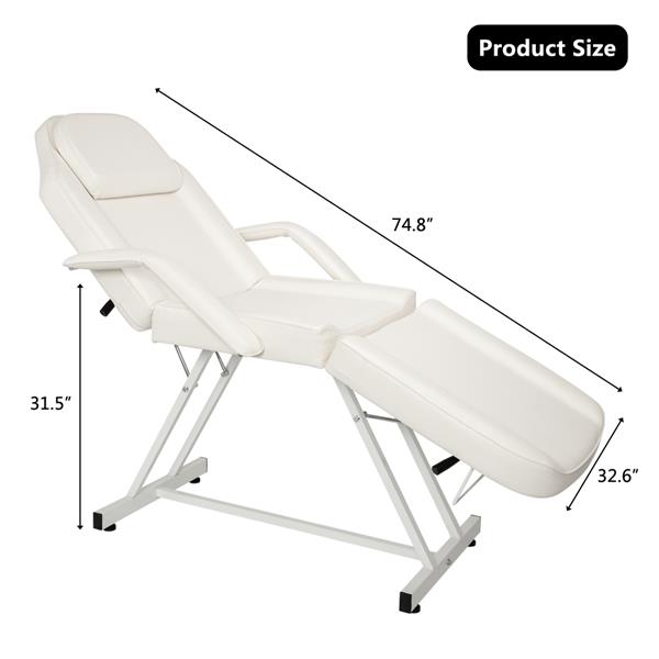 【HZ】HZ015两用理发椅不带小凳 白色-16