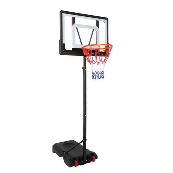 【LX】LX-B03S 便携式可移动青少年PVC透明板 室内外篮球架（篮筐调节高度1.2m-2.1m） 最大适用7#球-13