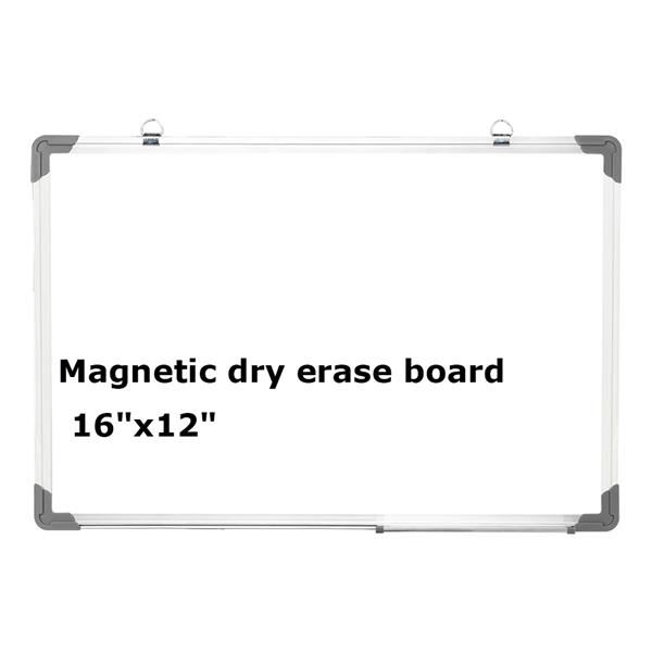 【HTY】单面磁性挂式白板+配件（1支白板笔+1个板擦+2个磁粒）60*40CM-18