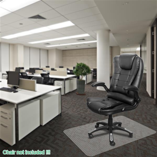 PVC透明地板保护垫椅子垫 带钉 矩形 【90x120x0.2cm】-14