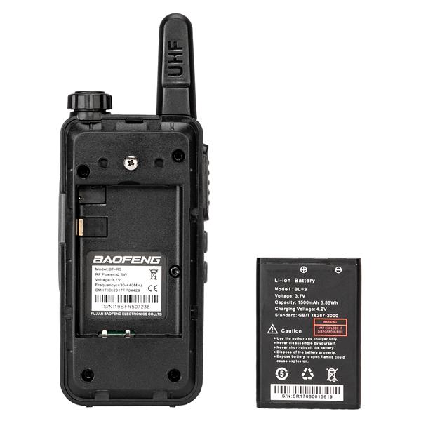 【美规】一对装宝锋BF-R5免执照UHF400-470MHz USB FRS 对讲机（此款在亚马逊平台存在侵权风险）-29