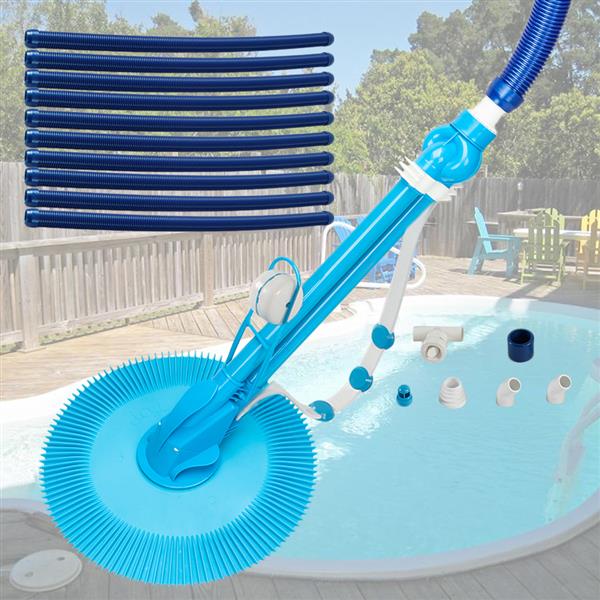 自动泳池清洗机 01普通款 10×蓝色软管套 不带电-6