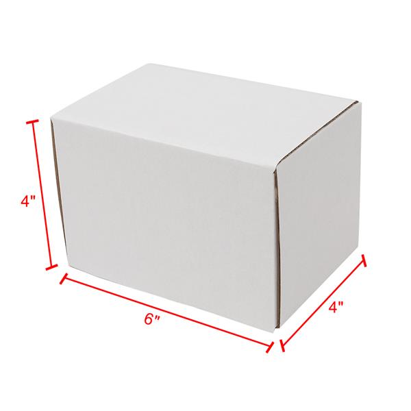 【物料】50个瓦楞纸包装盒6x4x4"（15.2*10*10cm）外白内黄-10