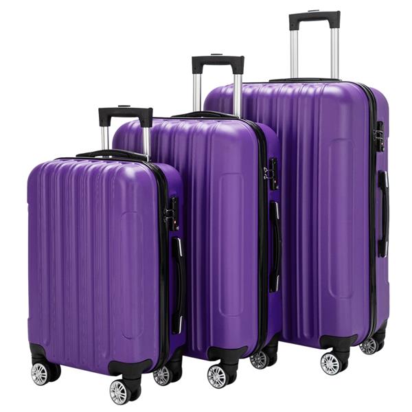 行李箱三合一 紫色-5