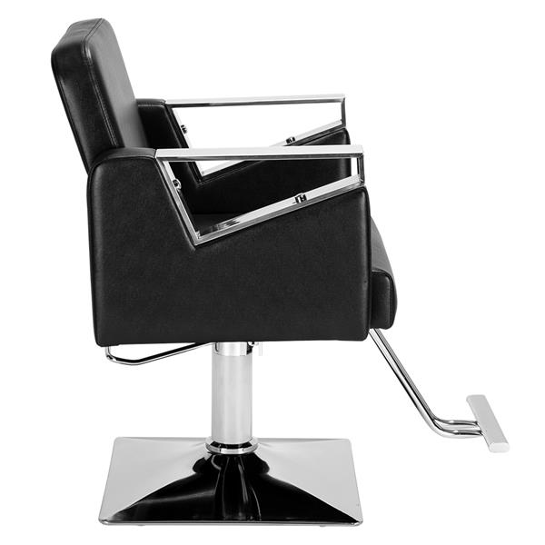 【CS】经典方形理发椅精品理容椅 黑色HC185B-3