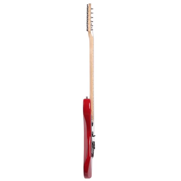 ST黑护板电吉他(红色)+音响+包+背带+拨片+摇把+连接线+扳手工具-5