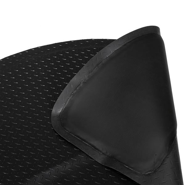 【MYD】钢板纹美发沙龙垫外圆内方 3'x5'x1/2" 黑色-10
