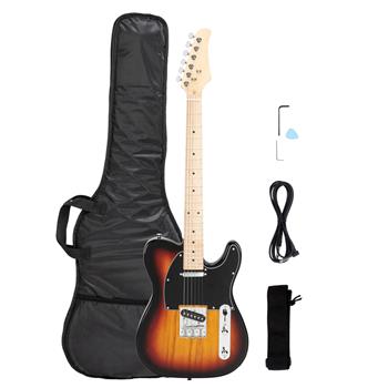GTL枫木指板电吉他(日落色)+包+背带+拨片+连接线+扳手工具