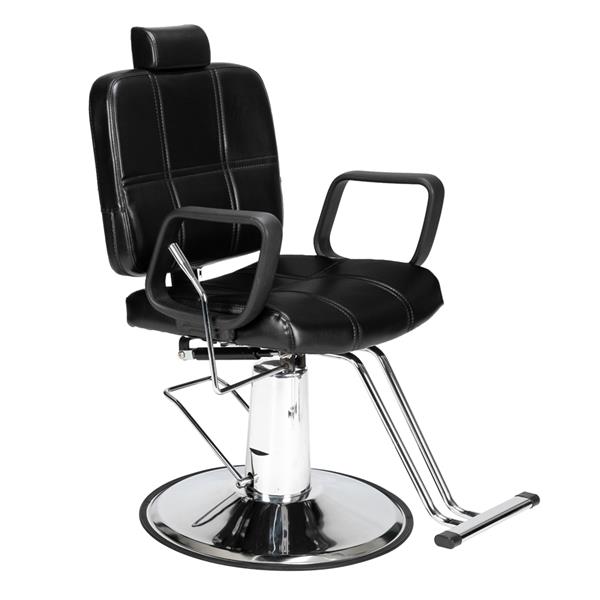 【CS】可后仰理发女士椅美发椅 黑色HC172B-2