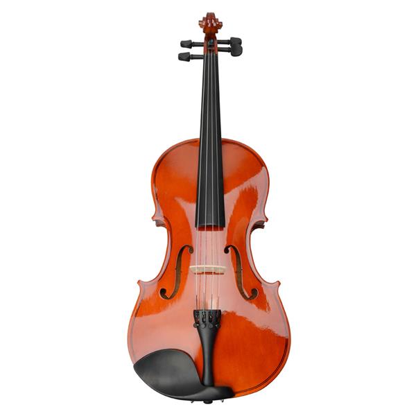 16英寸 自然色中提琴+盒+琴弓+松香-11