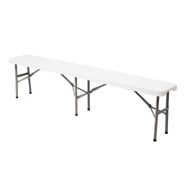 6ft 塑料 可折叠 长方形 桌椅套装（桌椅可单独售卖）-10