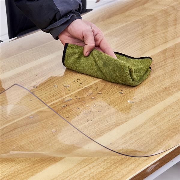 PVC透明餐桌垫 【120x70x0.15CM】-24