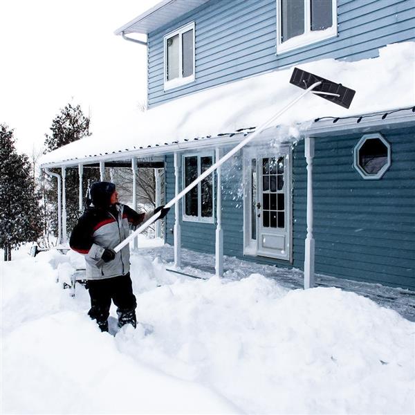 PP塑料头 屋顶雪刮 1.2m 5段 20Feet 黑色-18