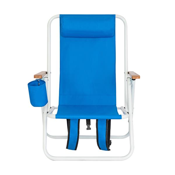 单人沙滩椅 蓝色-1