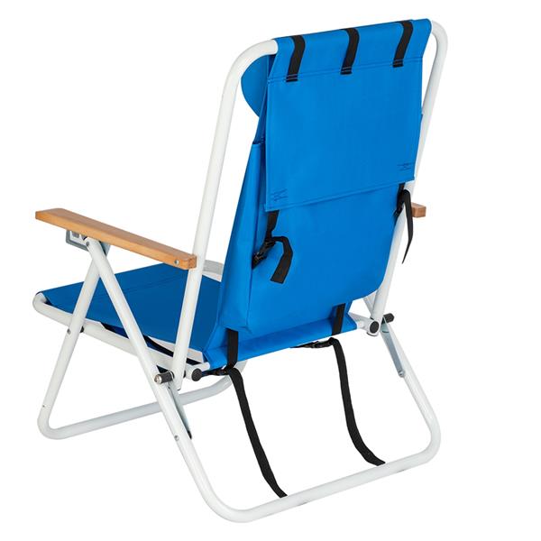 单人沙滩椅 蓝色-13