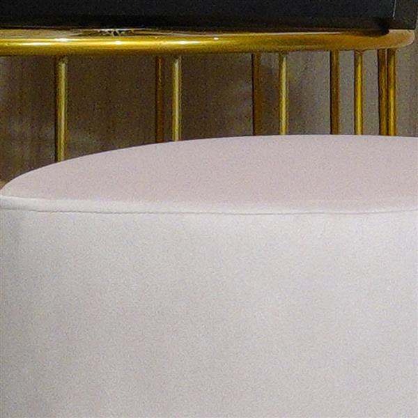 圆柱形脚凳，休闲凳-粉色金底35*35*45cm-2