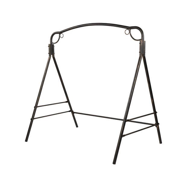 Title 9, Outdoor Garden Iron Swing Frame Bronze for Gard...