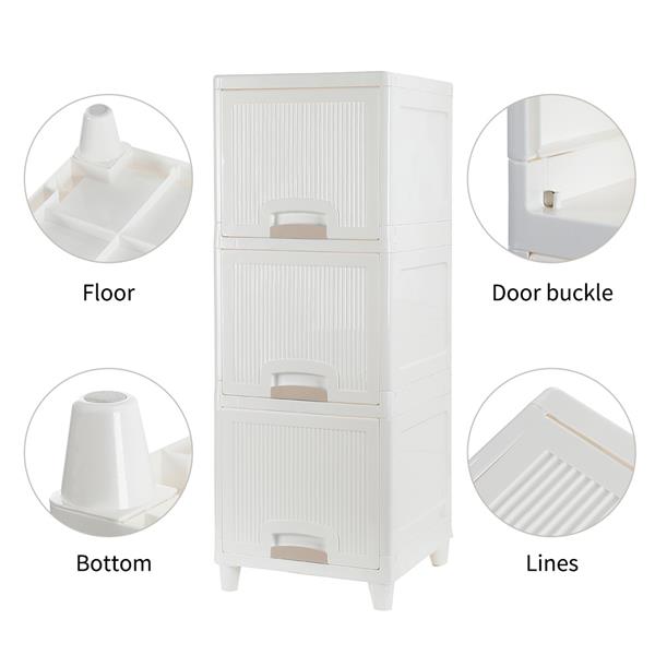 2/3/4-Tire Storage Cabinet with 2 Drawers Organizer Unit for Bathroom  Bedroom US Warehouse - AliExpress