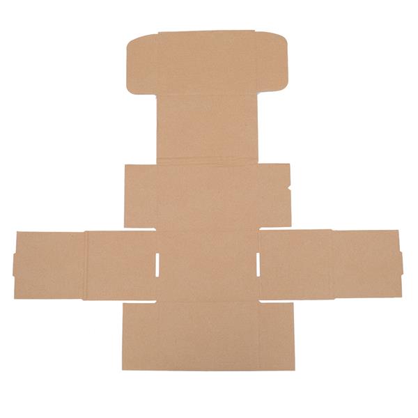 【物料】50个瓦楞纸包装盒6x4x4"（15.2*10*10cm）外白内黄-3