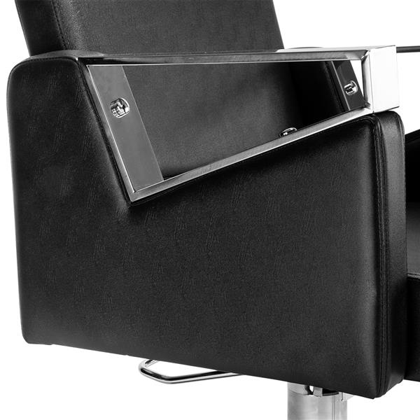 【CS】经典方形理发椅精品理容椅 黑色HC185B-10