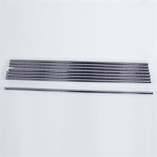 五层金属家用层架 165*90*35 银色-10