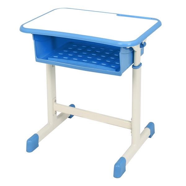 可调升降学生桌椅 套装 蓝色 【60x40x(63-75)cm】-16