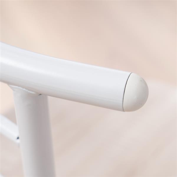 橡木PVC 白色烤漆  情侣弯背早餐桌 （一桌两椅）【80x53x76cm】-30