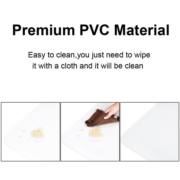  PVC磨砂地板保护垫椅子垫 不带钉 矩形 【90x120x0.2cm】-18