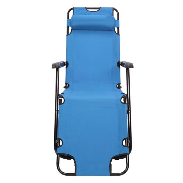 RHC-202便携式折叠两用加长版躺椅 蓝色-2