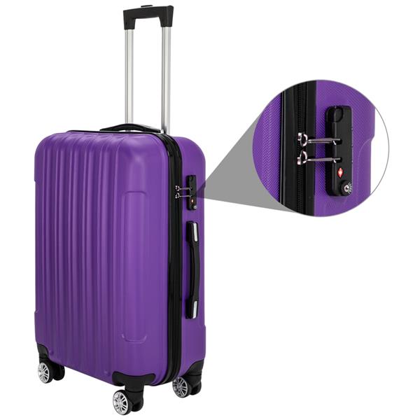 行李箱三合一 紫色-4