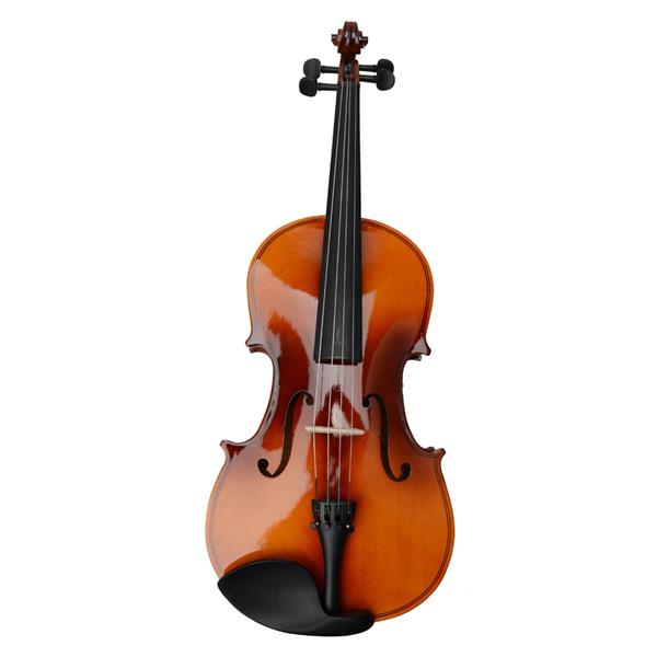 16英寸 复古色中提琴+盒+琴弓+松香-10
