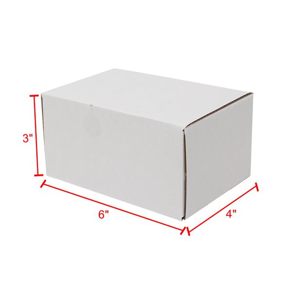 【物料】50个瓦楞纸包装盒6x4x3"（15.2*10*7.6cm）外白内黄-17