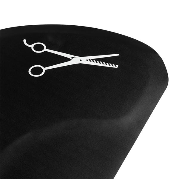 【MYD】发廊理发铺椅美发沙龙抗疲劳地板垫（剪刀图案款） 3′x5′x1/2"半圆形-9