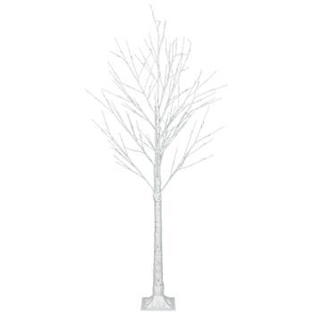 白色 6ft 96灯 96枝头 白桦树造型 塑料材质 圣诞树 美规 N001