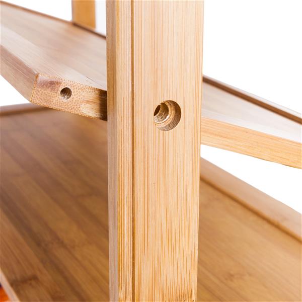 6层竹条多功能鞋架（100*26*107.5cm）-8