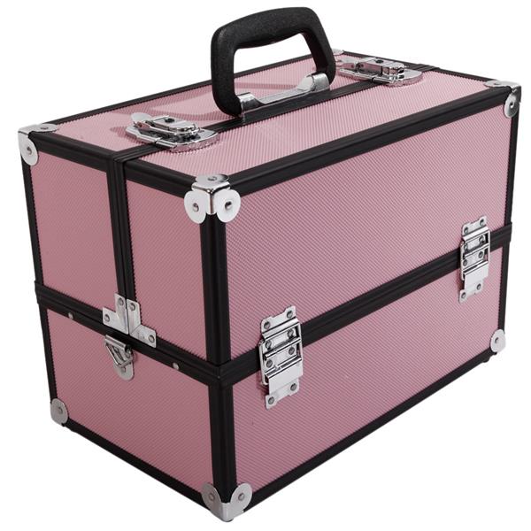 铝合金手提化妆箱SM-2083粉色-3