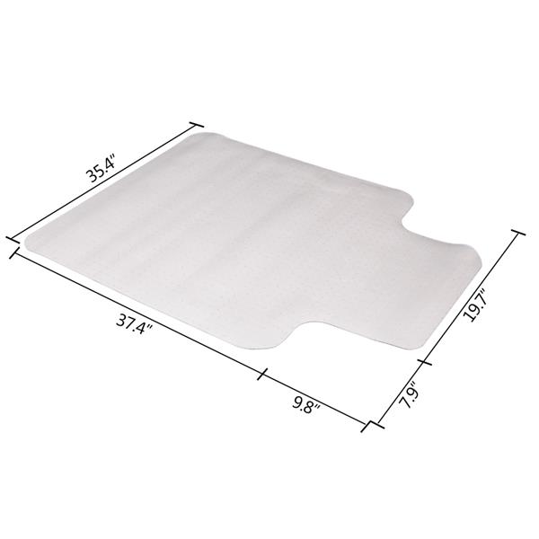 PVC透明地板保护垫椅子垫 带钉 凸形 【90x120x0.2cm】-30
