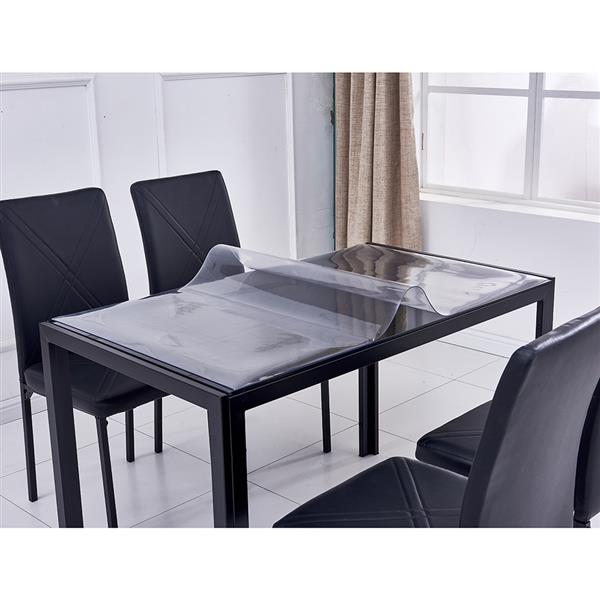 PVC透明餐桌垫 【120x70x0.15CM】-12