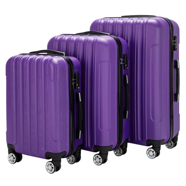 行李箱三合一 紫色-8
