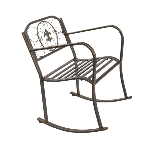 扁管 青铜刷色 单人摇椅-13