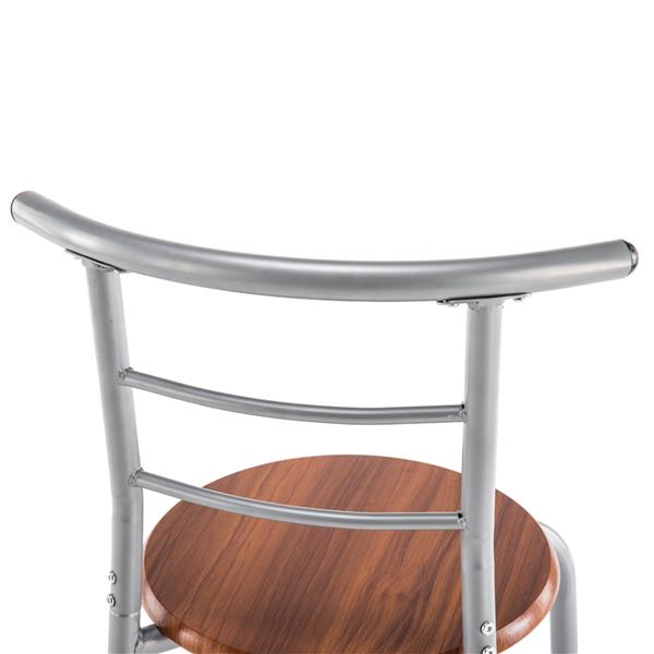 【旧编码：13371252】棕色木纹PVC早餐桌 （一桌两椅）【80x53x76cm】-12