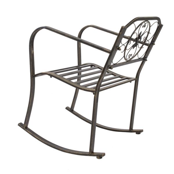 扁管 青铜刷色 单人摇椅-15