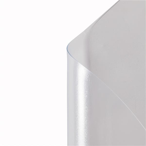 PVC透明地板保护垫椅子垫 不带钉 凸形 【90x120x0.15CM】-2