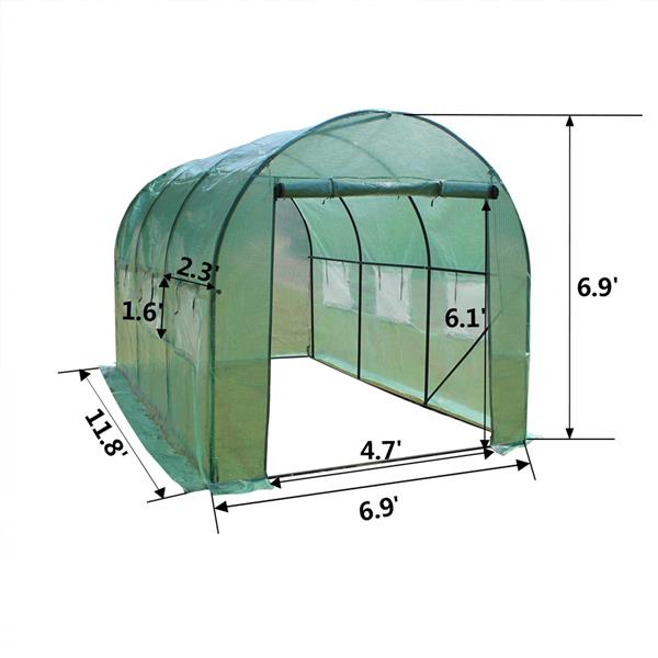 LT-圆顶温室棚 12′x7′x7′-9