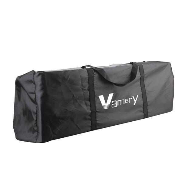 [英规]Vamery 220V 45W 白伞+黑银伞+柔光箱+背景布支架4灯套装-97