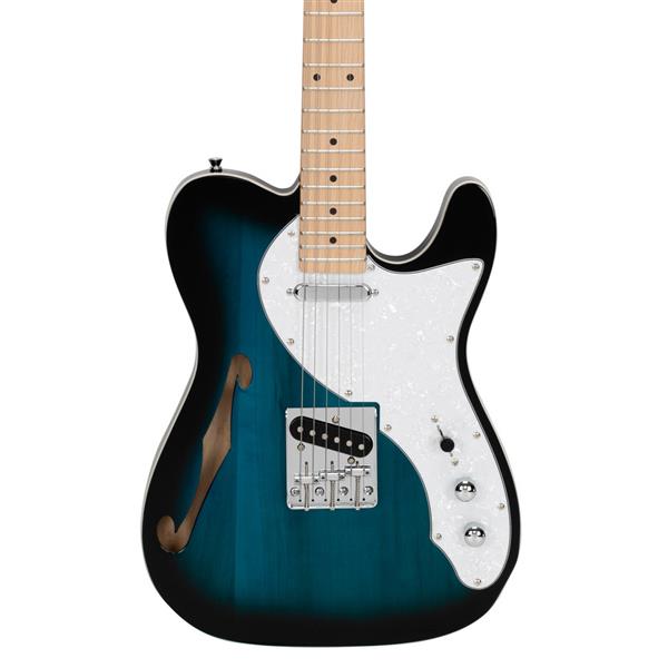 【AM不售卖】GTL 半空心单-单拾音器 玫瑰木指板 化蓝色-白珍珠护板 S201 TL电吉他-12
